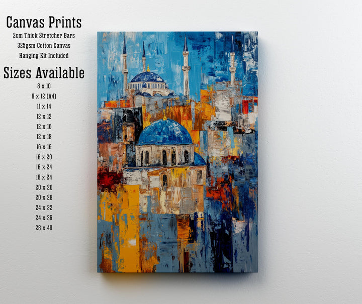 Abstract Istanbul Travel Poster Wall Decor Wall Art Abstract Istanbul Skyline Wall Hanging Home Décor Turkish City Gift Art Lovers Modern