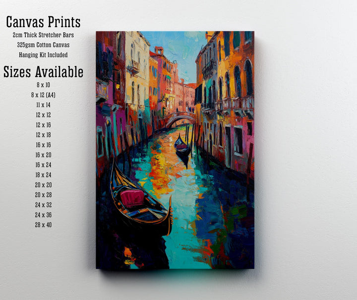 Abstract Venice Travel Poster Wall Decor Wall Art Abstract Venice Landscape Wall Hanging Home Décor Italian City Gift Art Lovers Modern