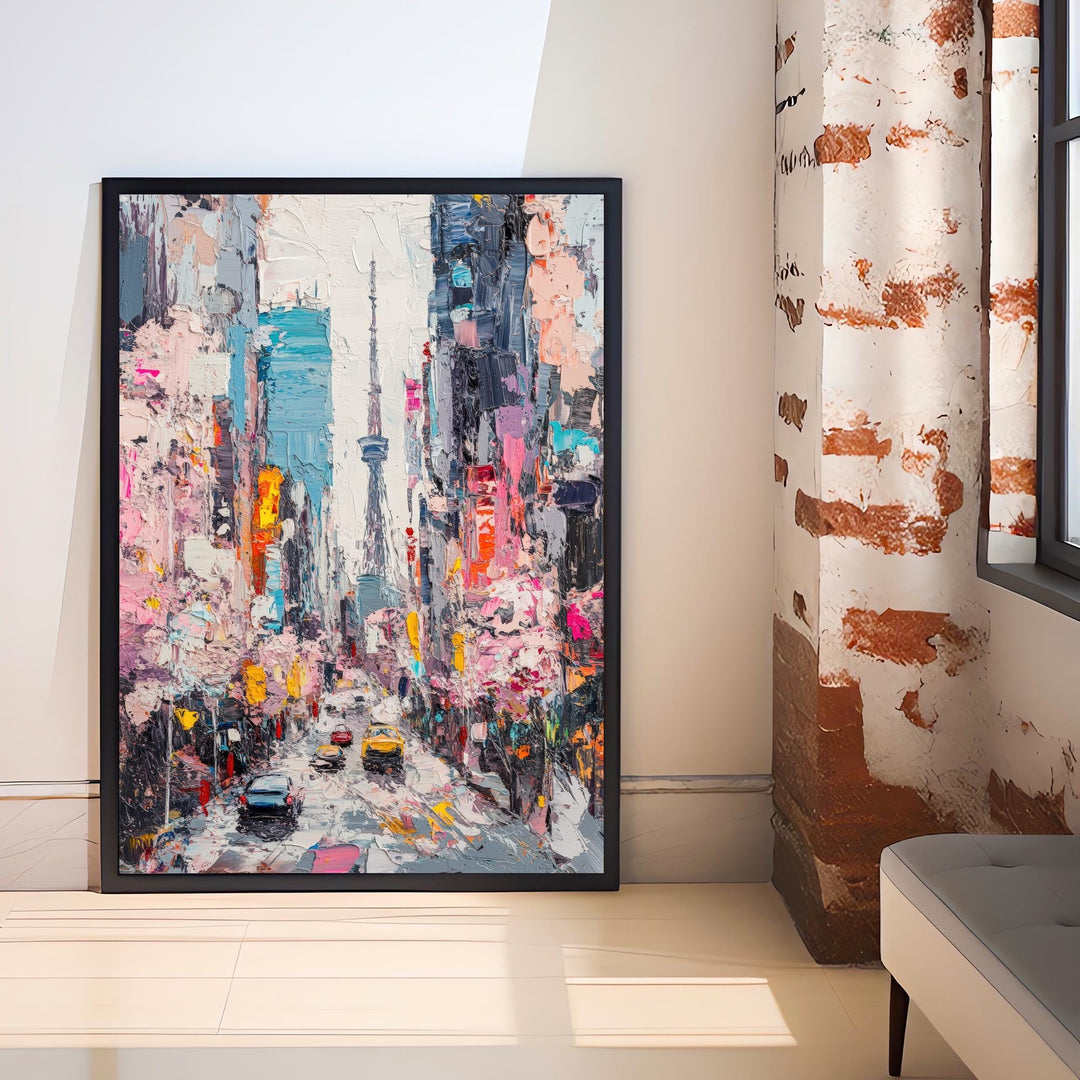 Abstract Tokyo Travel Poster Wall Decor Wall Art Abstract Tokyo Skyline Wall Hanging Home Décor Japanese City Gift Art Lovers Modern Print