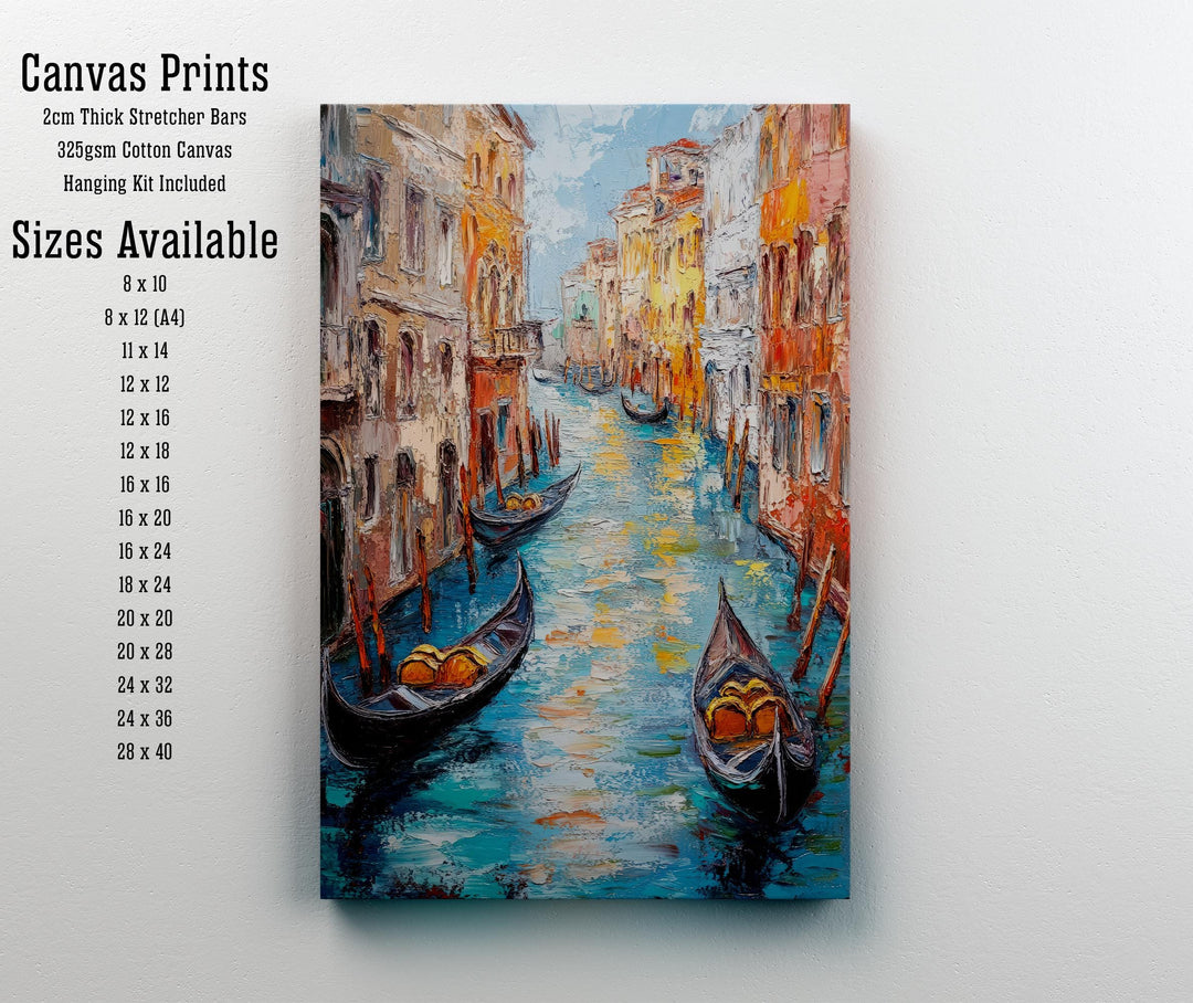 Abstract Venice Travel Poster