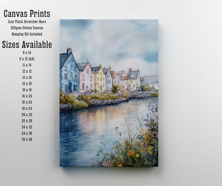 Galway Ireland Travel Print Wall Decor Wall Art Galway Landscape Wall Hanging Home Décor Irish City Gift Art Lovers Scenic Print