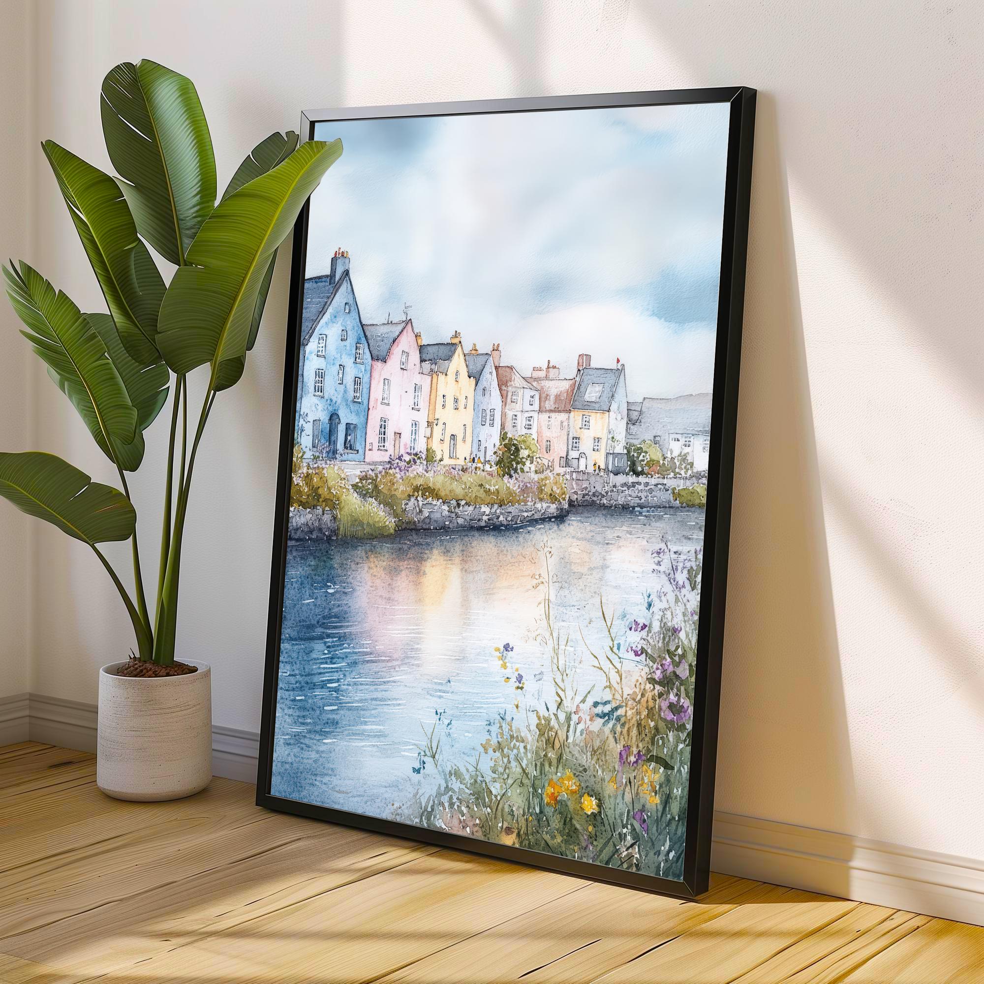 Galway Ireland Travel Print Wall Decor Wall Art Galway Landscape Wall Hanging Home Décor Irish City Gift Art Lovers Scenic Print