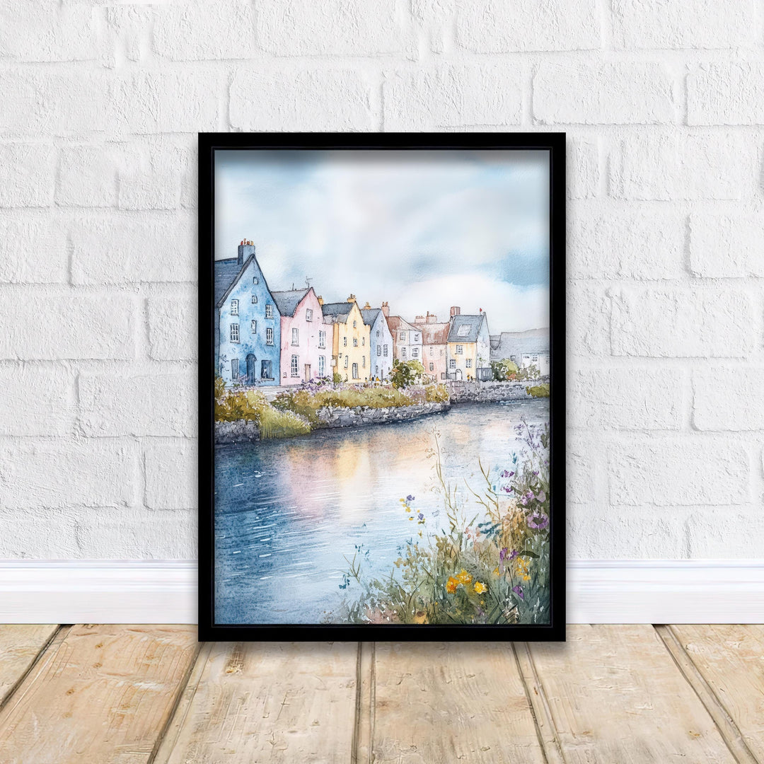 Galway Ireland Travel Print Wall Decor Wall Art Galway Landscape Wall Hanging Home Décor Irish City Gift Art Lovers Scenic Print