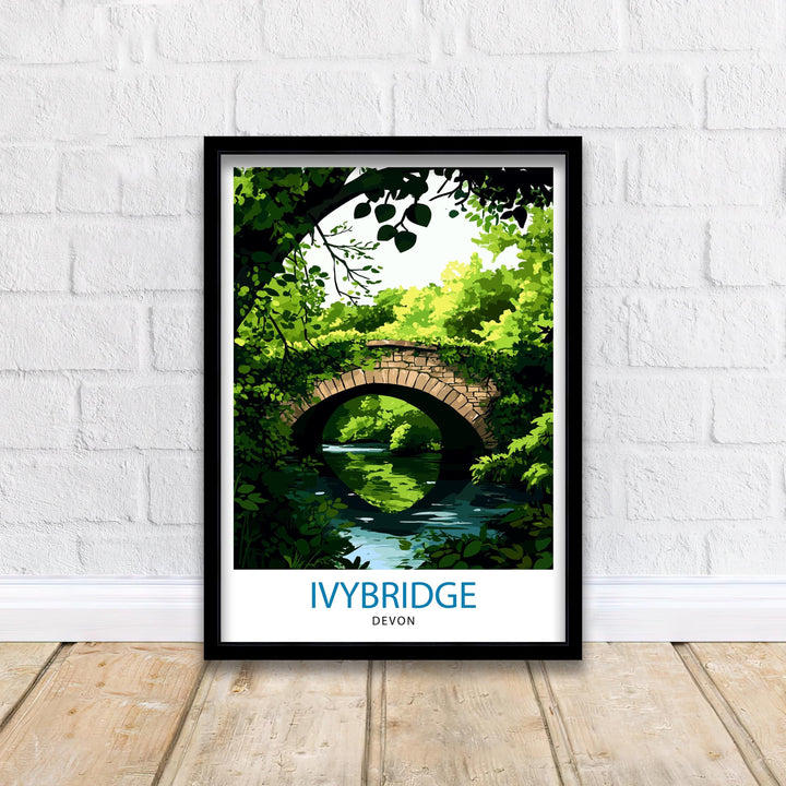 Ivybridge England Travel Print Wall Decor Wall Art Ivybridge Landscape Wall Hanging Home Décor English Countryside Gift Art Lovers Scenic