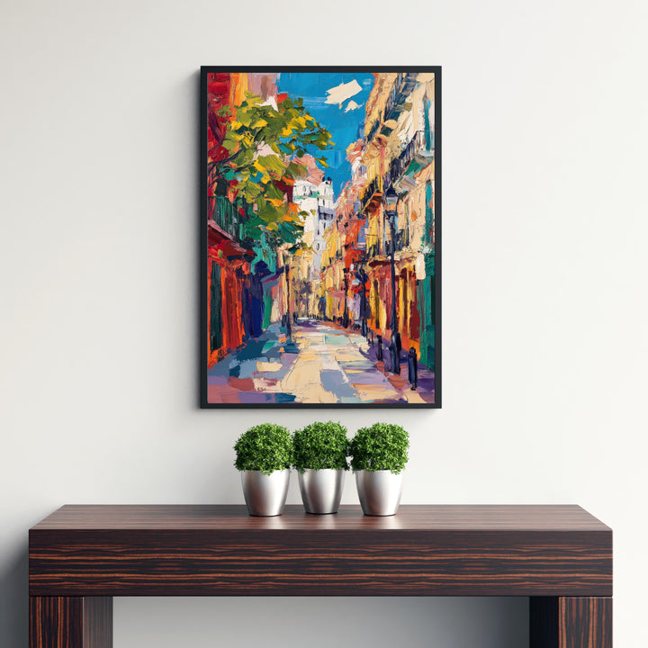 Buenos Aires Abstract Art Print Wall Decor Wall Art Buenos Aires Landscape Wall Hanging Home Décor Argentine City Gift Art Lovers Modern