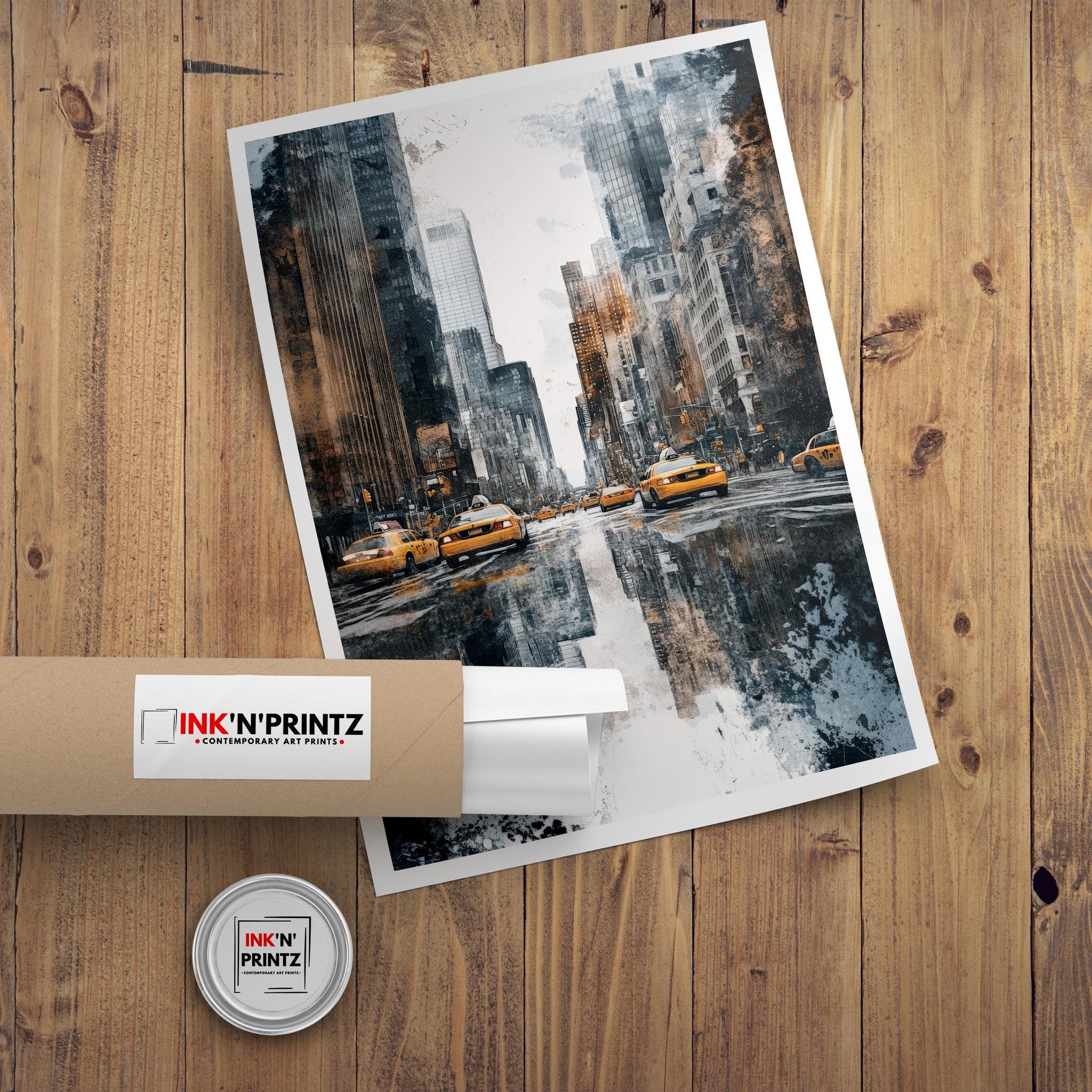 New York City Watercolor Travel Print Wall Decor Wall Art NYC Watercolor Landscape Wall Hanging Home Décor Urban Gift Art Lovers