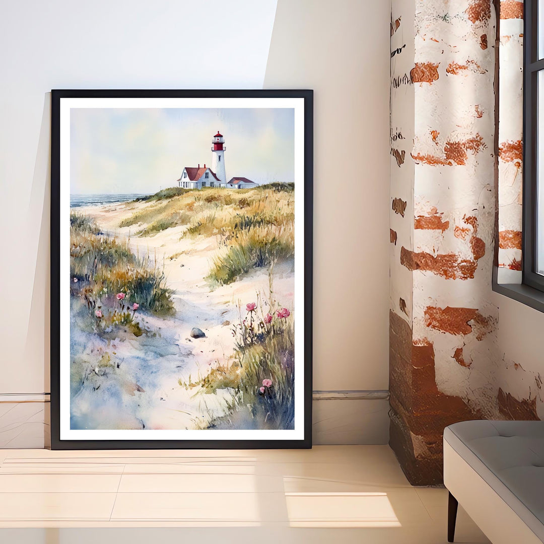 Cape Cod Watercolor Travel Poster