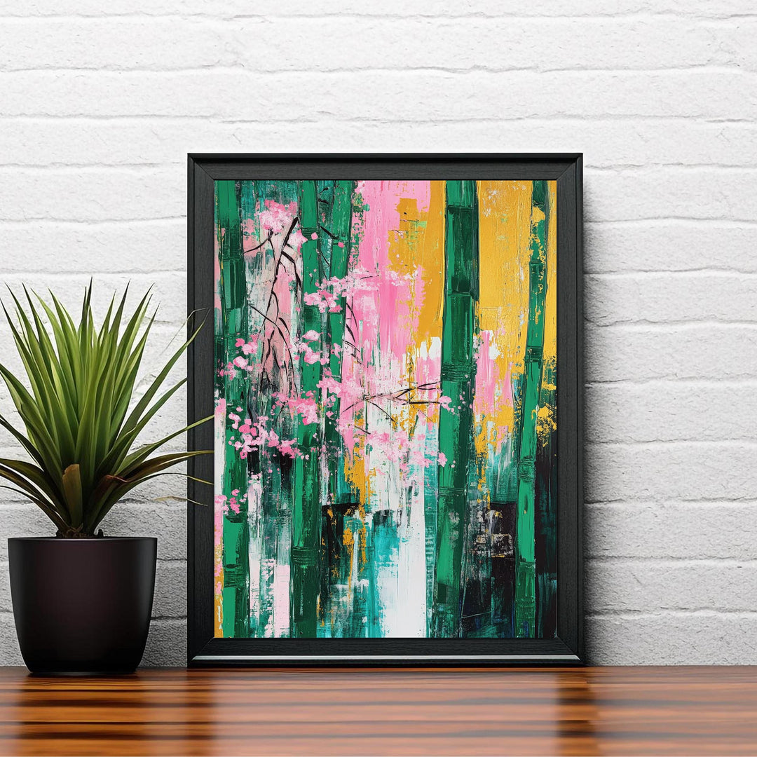 Kyoto Japan Abstract Art Print Wall Decor Wall Art Kyoto Landscape Wall Hanging Home Décor Japanese City Gift Art Lovers Modern Print