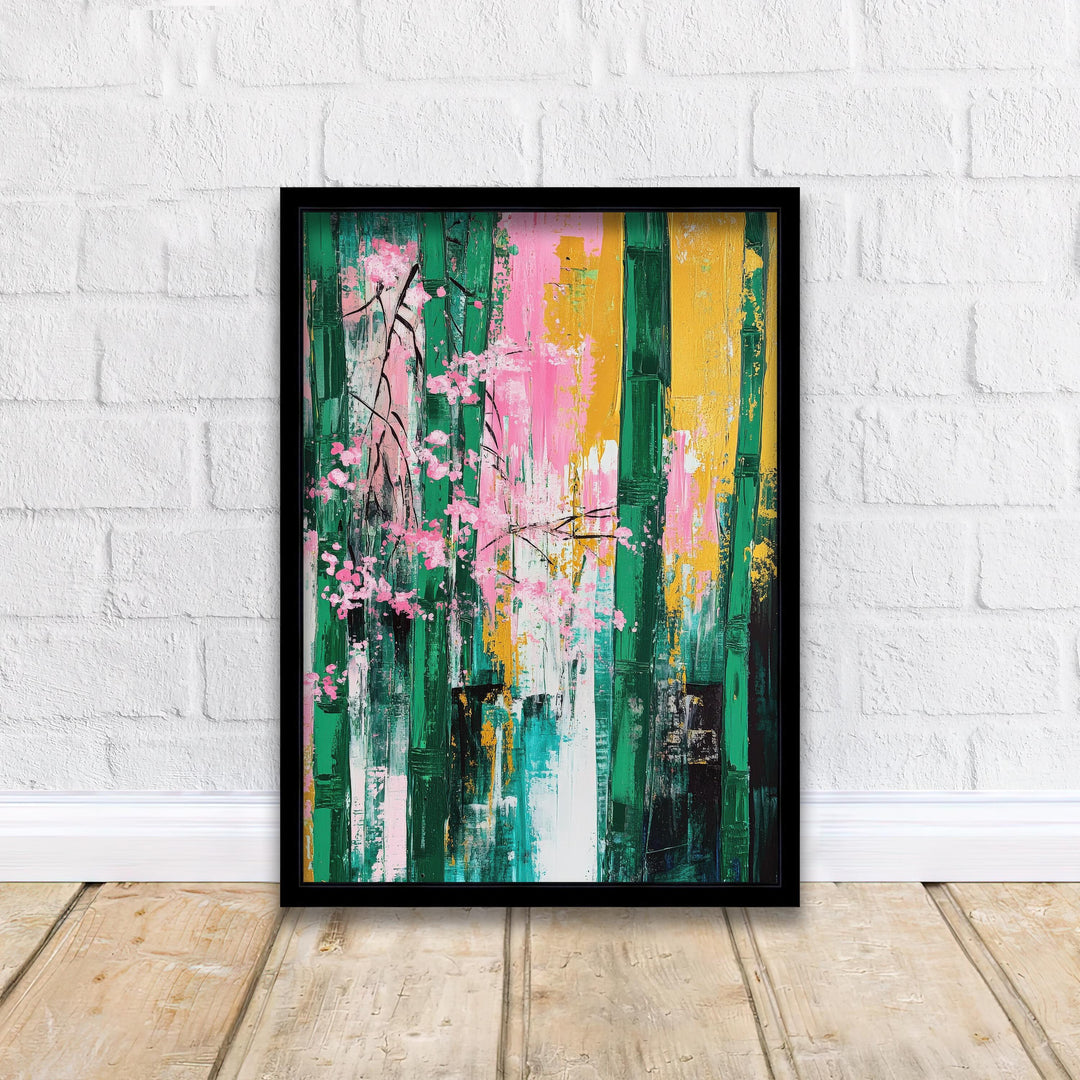 Kyoto Japan Abstract Art Poster