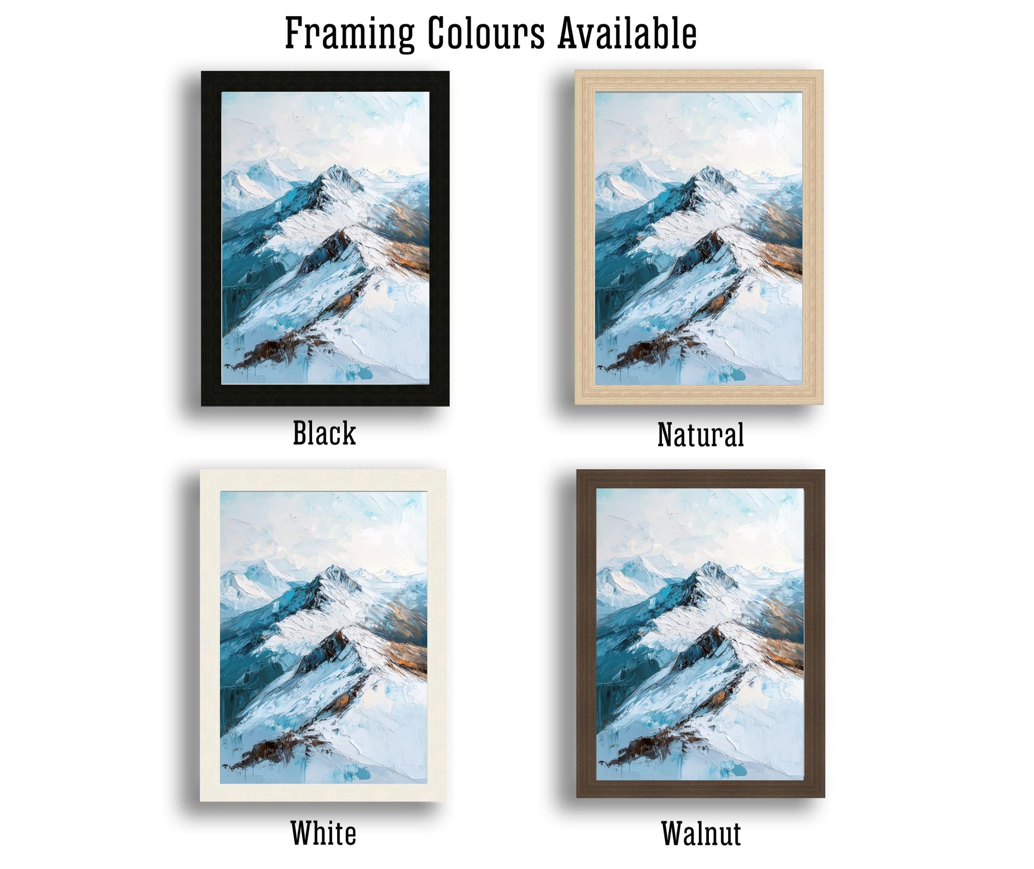 Pen y Fan Abstract Art Poster