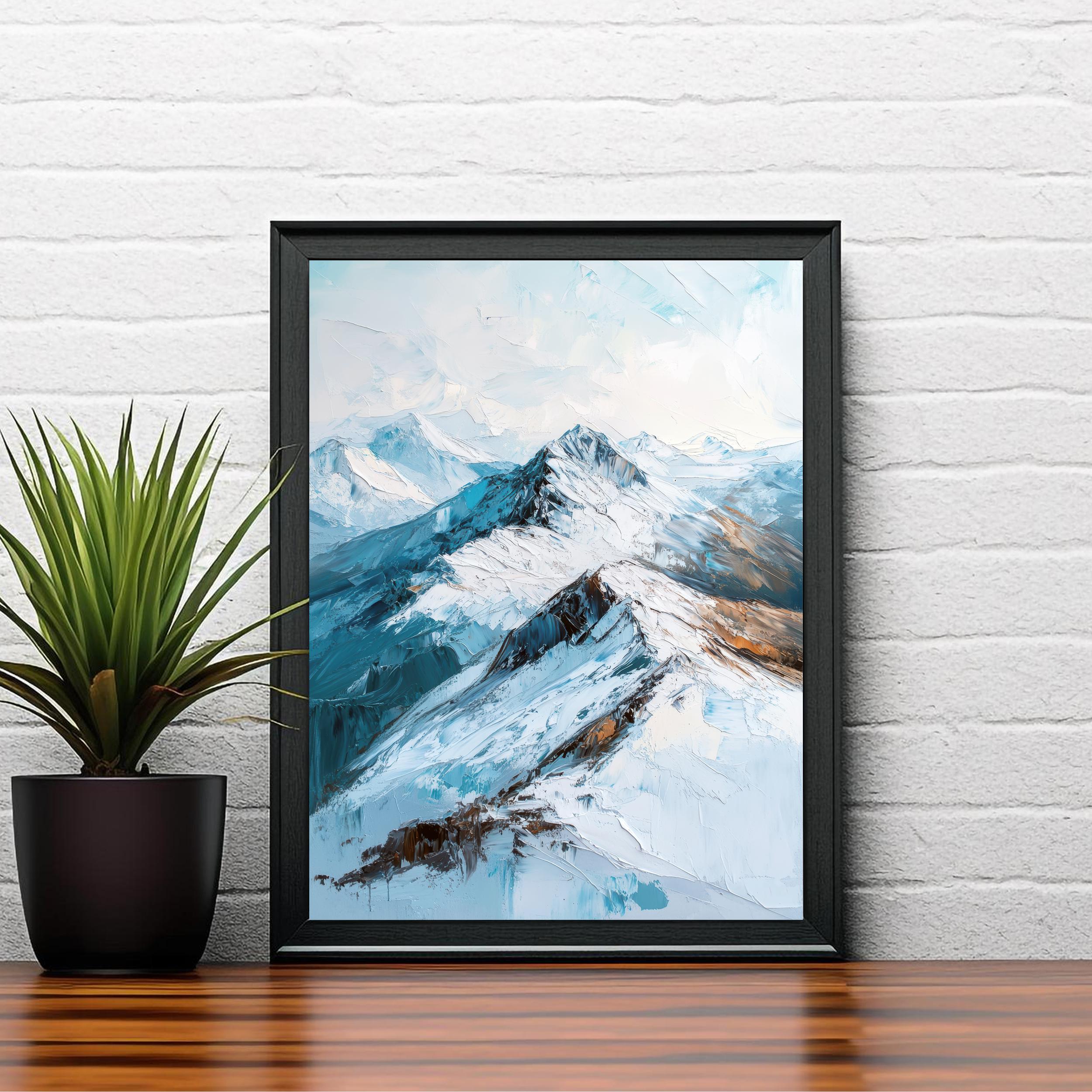Pen y Fan Abstract Art Poster
