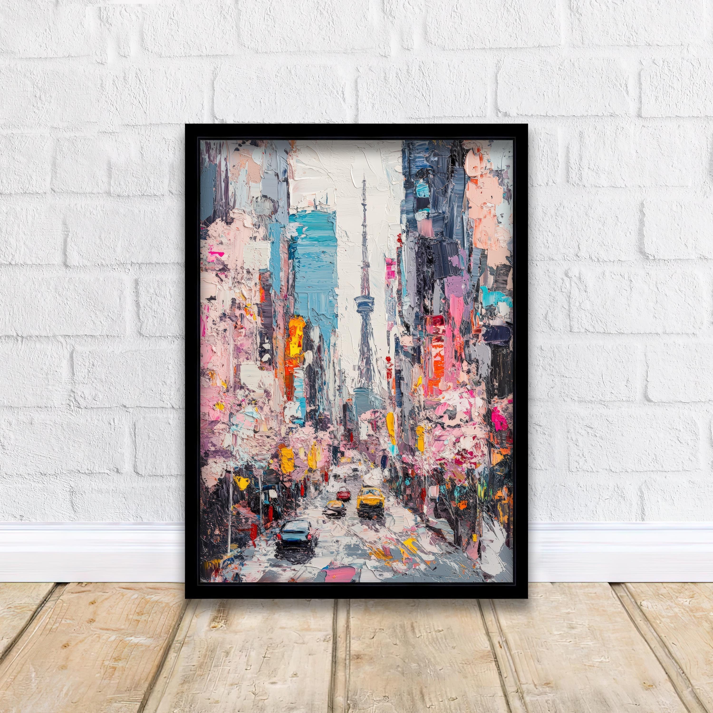 Abstract Tokyo Painting