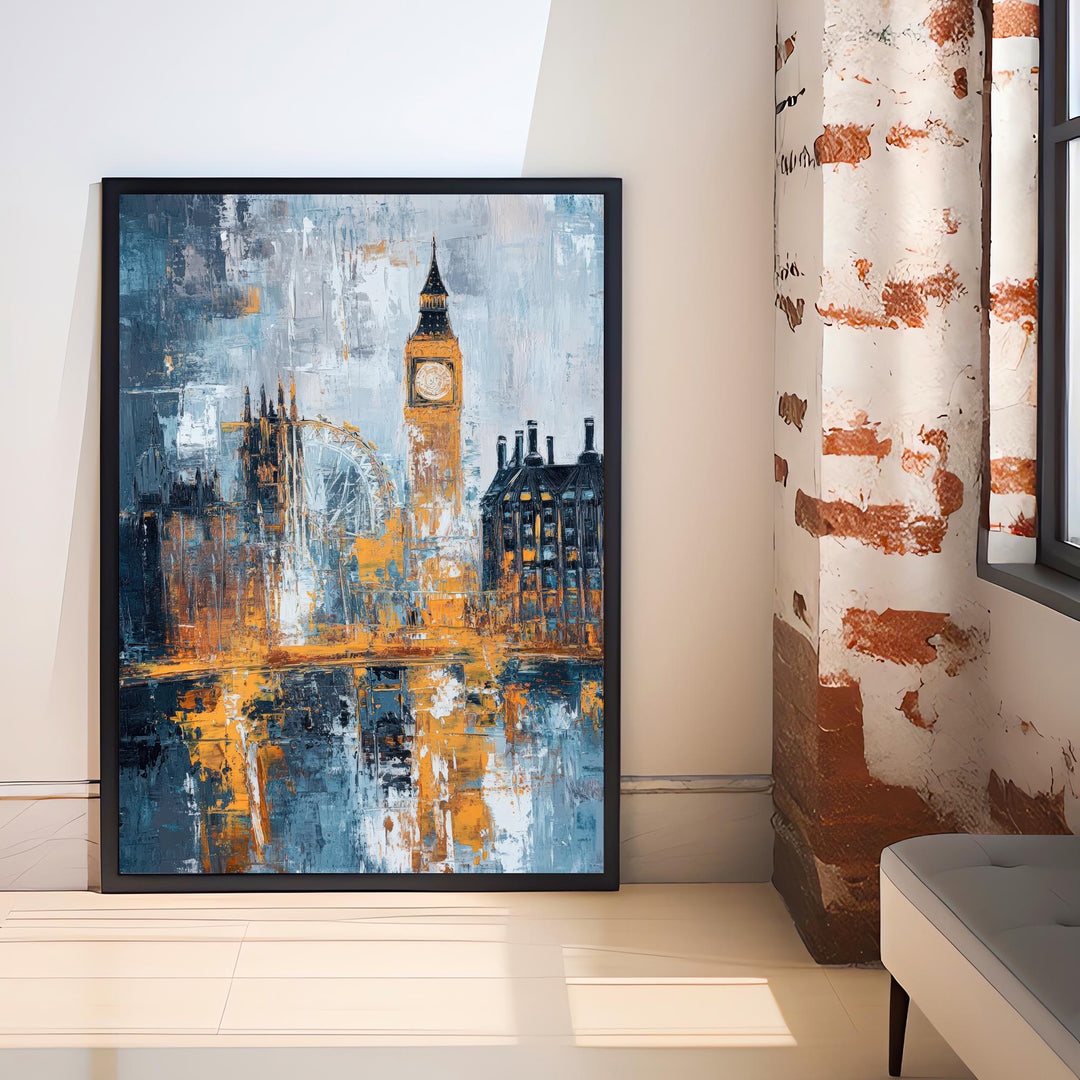 Abstract London Travel Poster