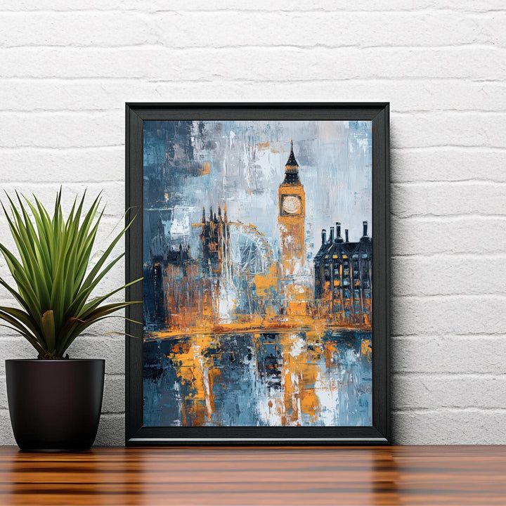 Abstract London Travel Poster