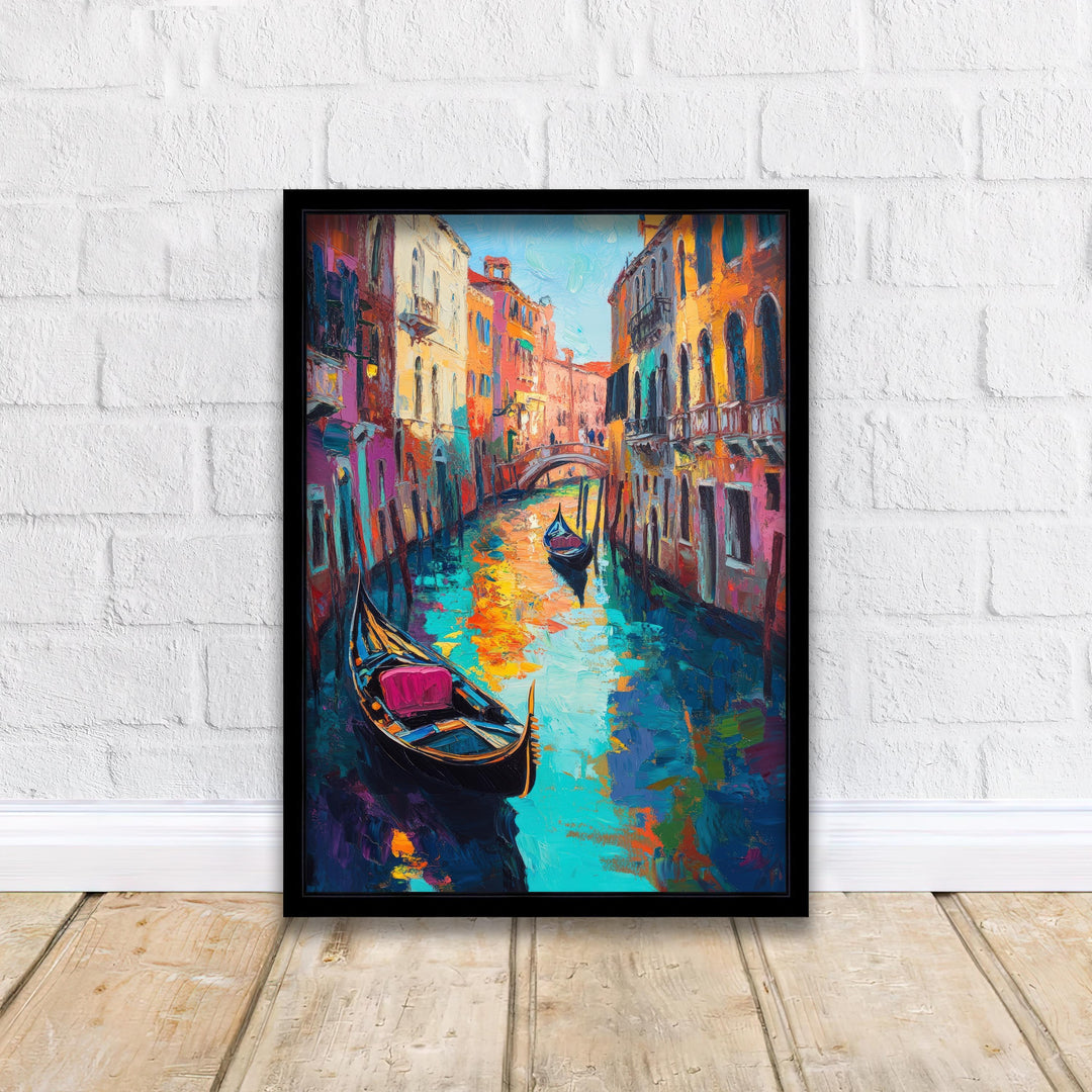 Abstract Venice Travel Poster