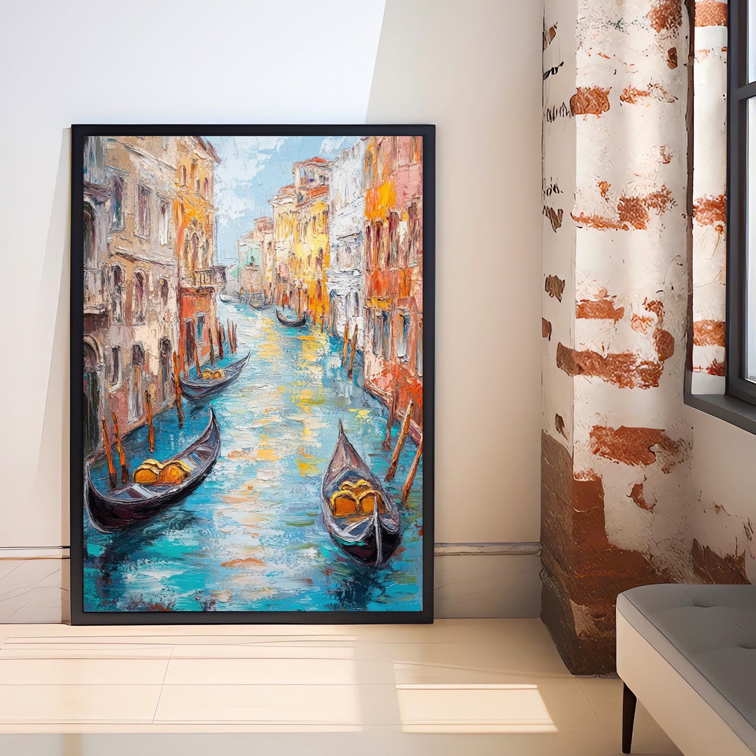 Abstract Venice Travel Poster