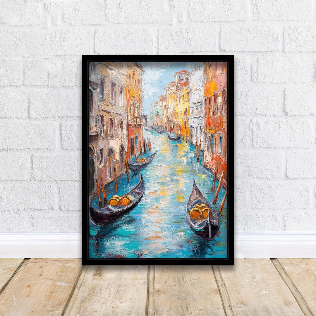 Abstract Venice Travel Poster