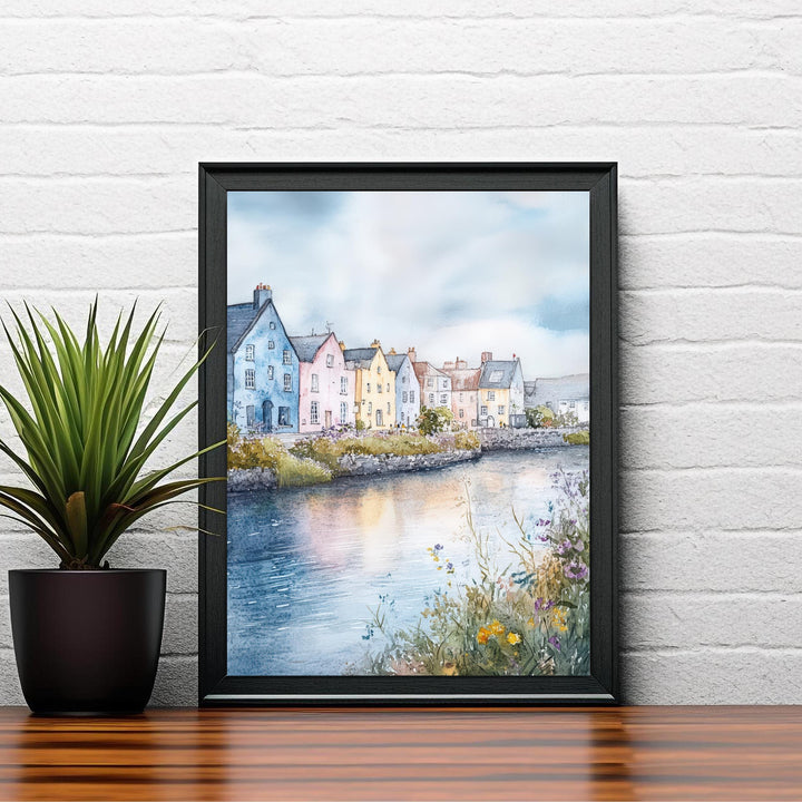 Galway Ireland Travel Poster