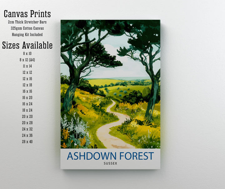 Ashdown Forest Travel Poster