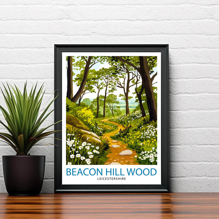 Beacon Hill Woods Travel Poster