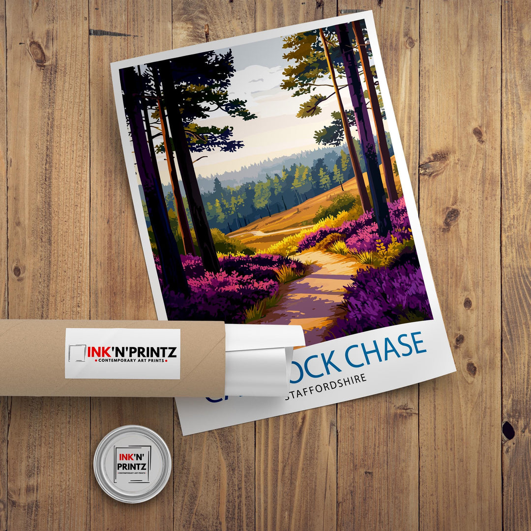 Cannock Chase Travel Poster