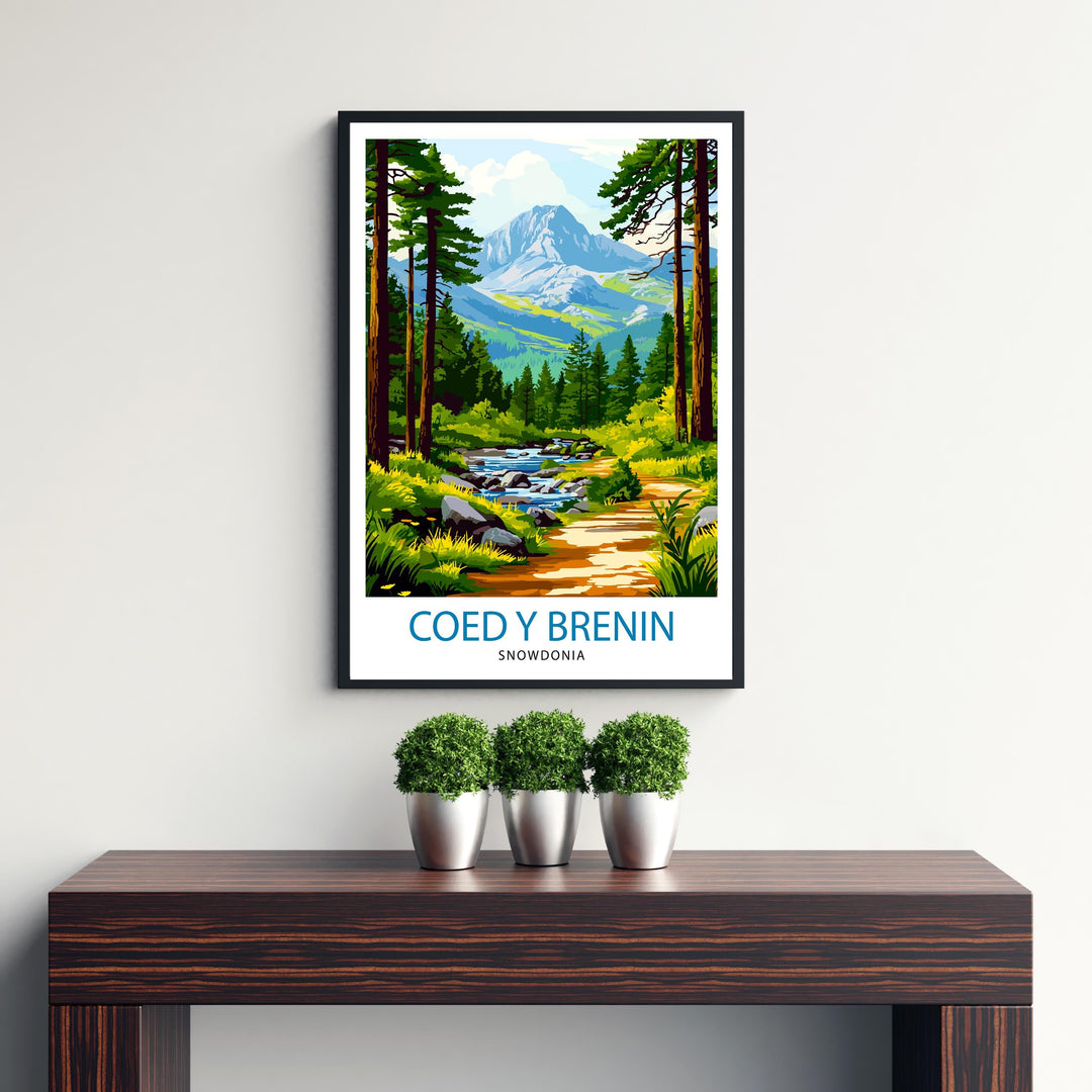 Coed y Brenin Forest Travel Poster