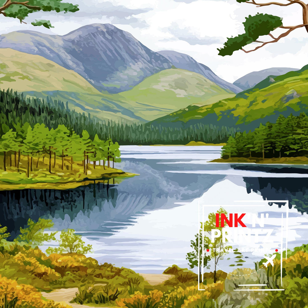 Glen Affric Travel Poster