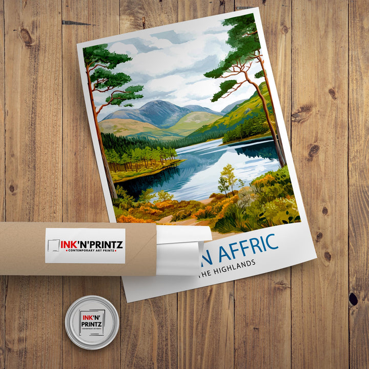 Glen Affric Travel Poster