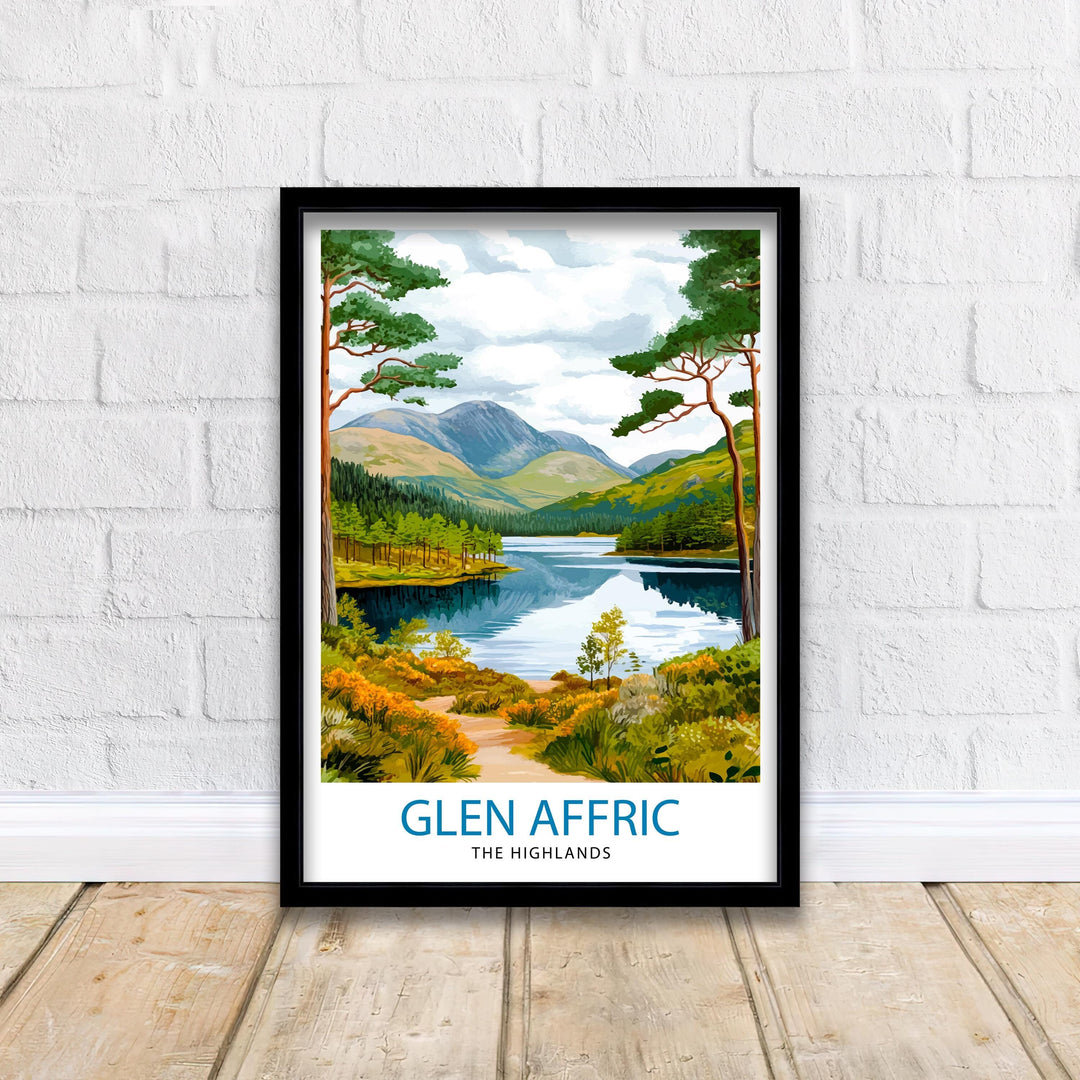 Glen Affric Travel Poster