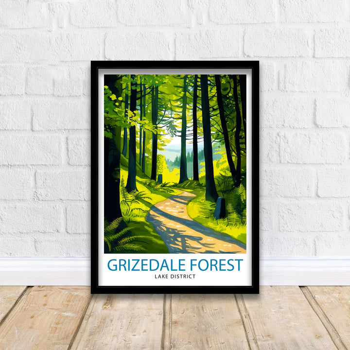 Grizedale Forest Travel Poster