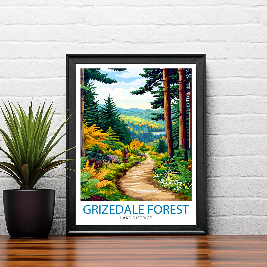 Grizedale Forest Travel Poster