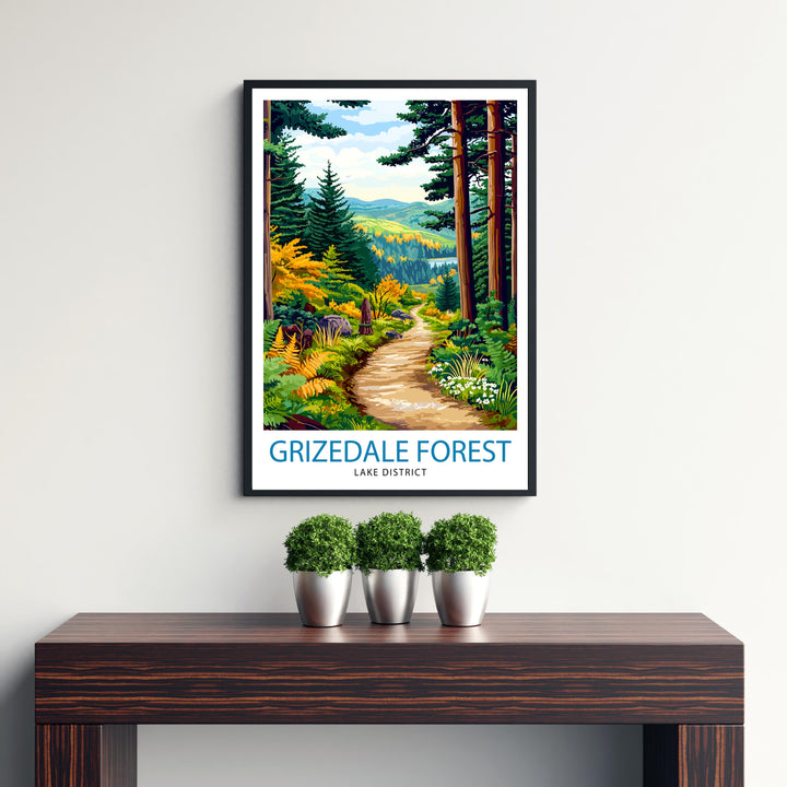 Grizedale Forest Travel Poster