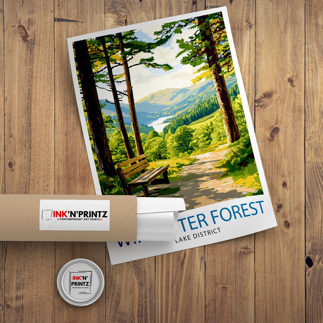 Whinlatter Forest Travel Poster