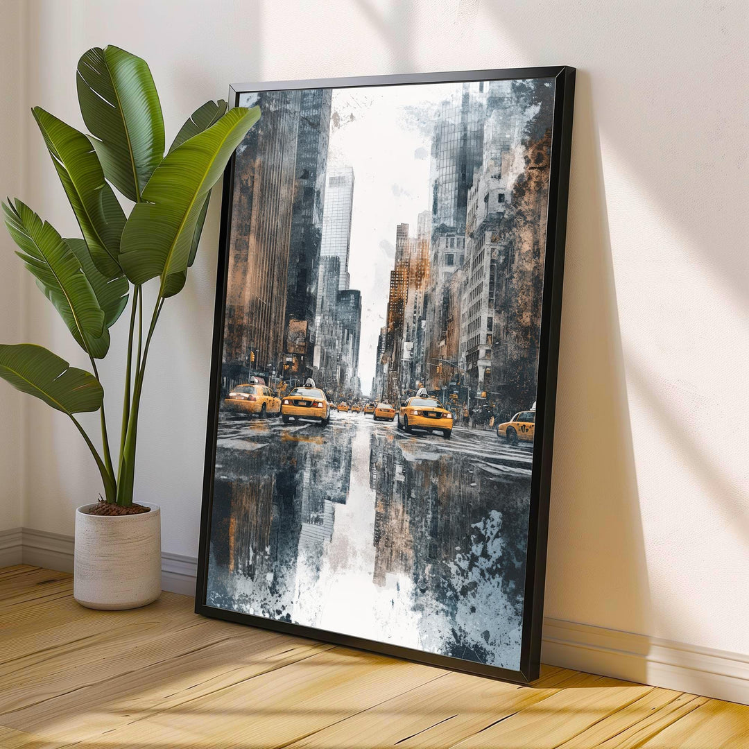 New York City Watercolor Travel Print Wall Decor Wall Art NYC Watercolor Landscape Wall Hanging Home Décor Urban Gift Art Lovers