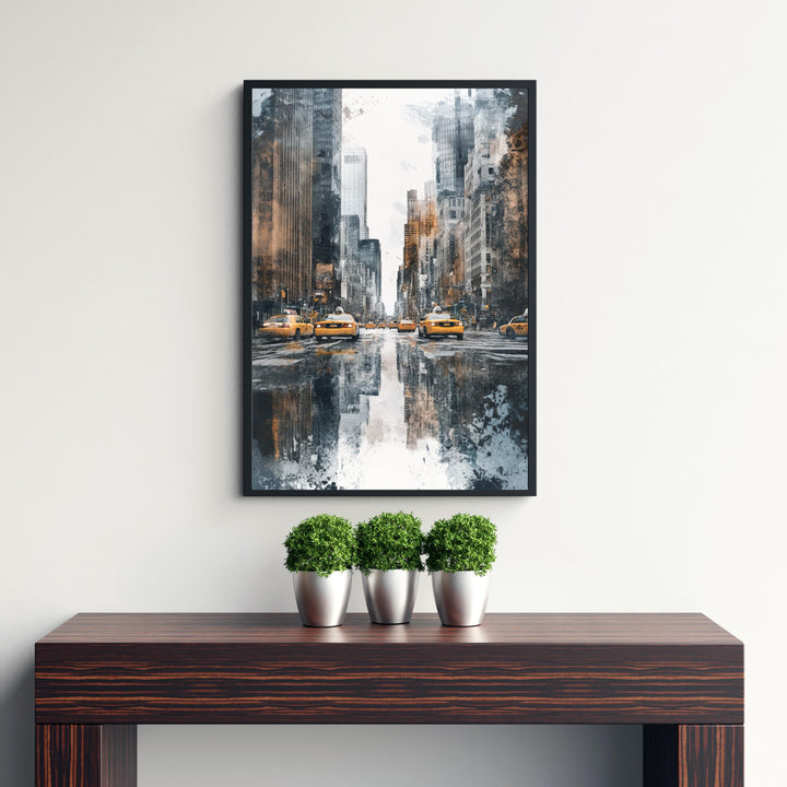 New York City Watercolor Travel Print Wall Decor Wall Art NYC Watercolor Landscape Wall Hanging Home Décor Urban Gift Art Lovers