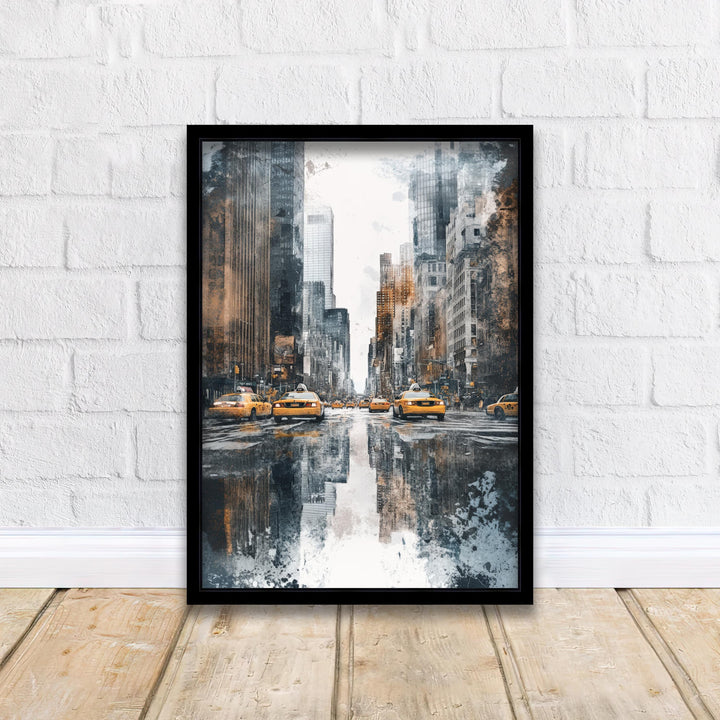 New York City Watercolor Travel Print Wall Decor Wall Art NYC Watercolor Landscape Wall Hanging Home Décor Urban Gift Art Lovers