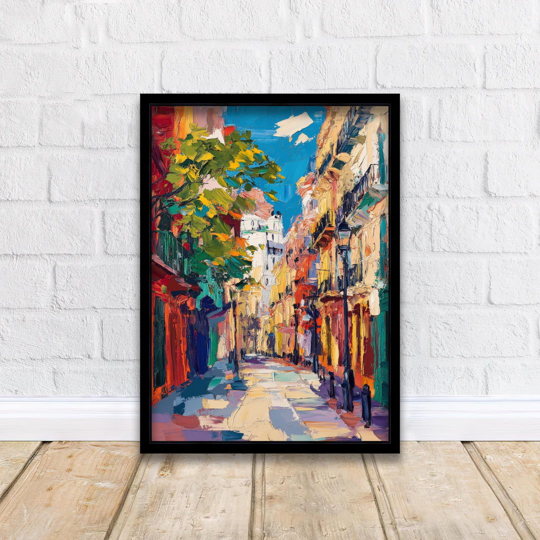 Buenos Aires Abstract Art Poster