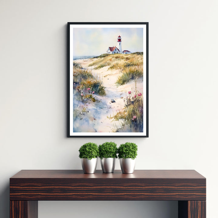 Cape Cod Watercolor Travel Print Wall Decor Wall Art Cape Cod Landscape Wall Hanging Home Décor New England Gift Art Lovers Scenic Print