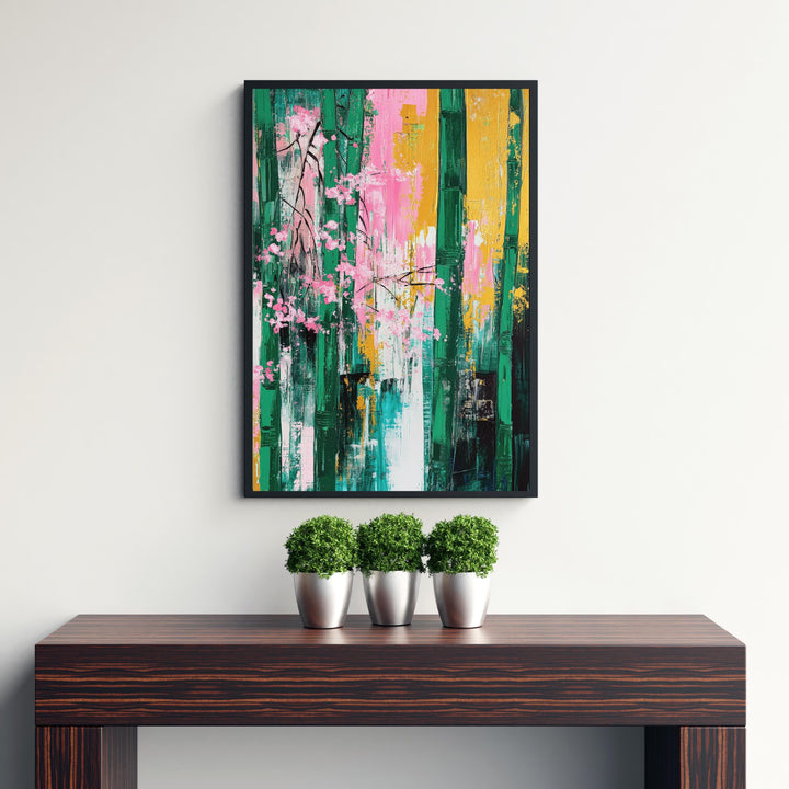 Kyoto Japan Abstract Art Print Wall Decor Wall Art Kyoto Landscape Wall Hanging Home Décor Japanese City Gift Art Lovers Modern Print