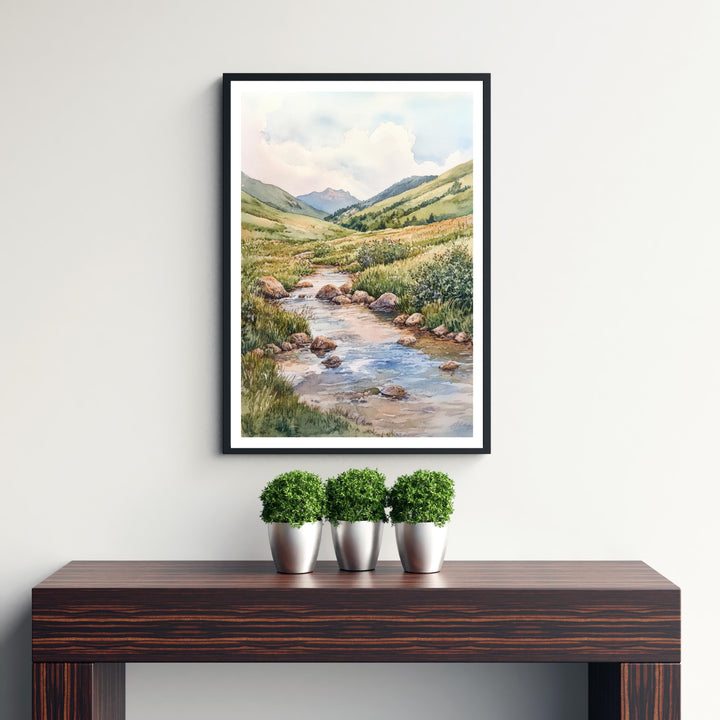 Isle of Arran Watercolor Travel Print Wall Decor Wall Art Isle of Arran Landscape Wall Hanging Home Décor Scottish Island Gift Art Lovers