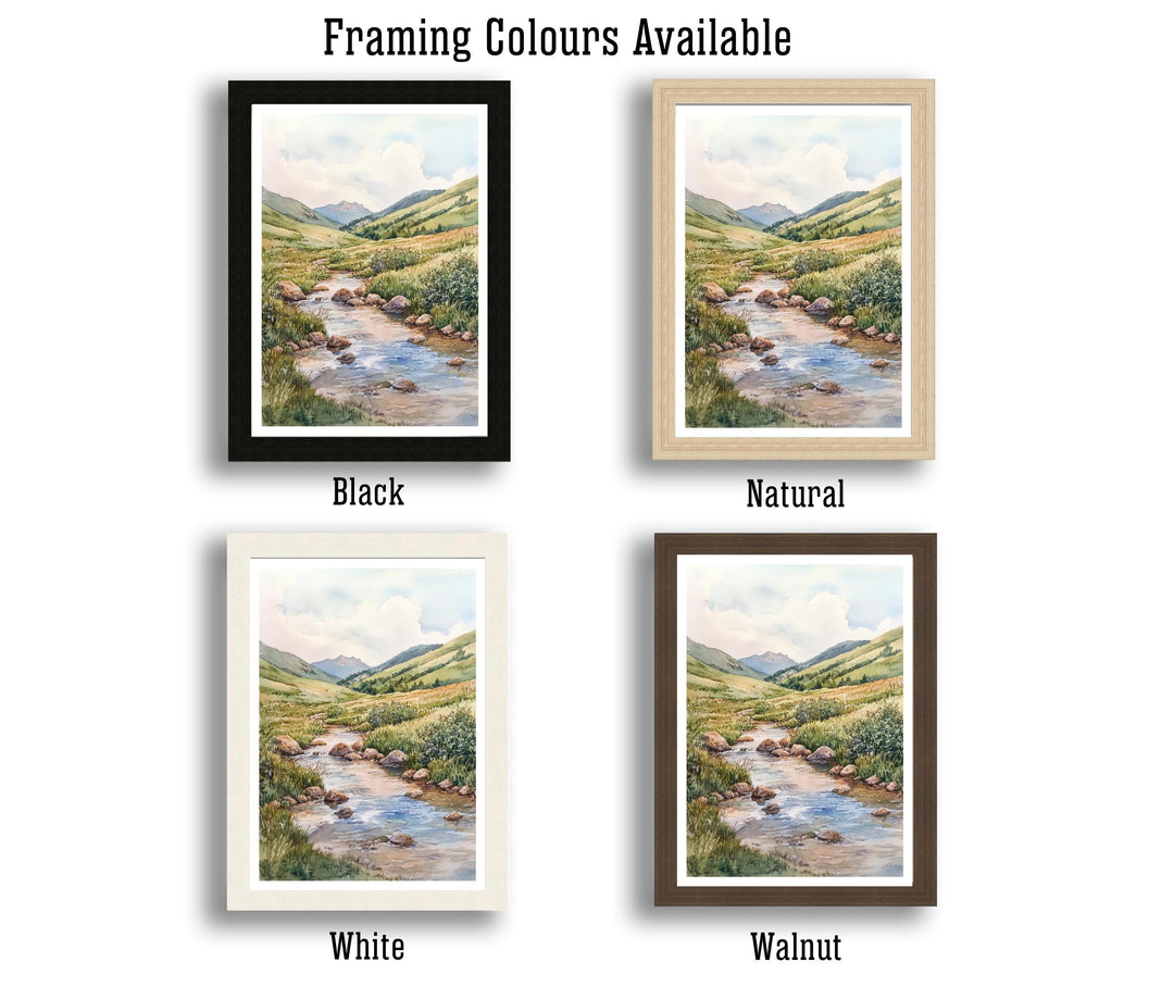 Isle of Arran Watercolor Travel Print Wall Decor Wall Art Isle of Arran Landscape Wall Hanging Home Décor Scottish Island Gift Art Lovers