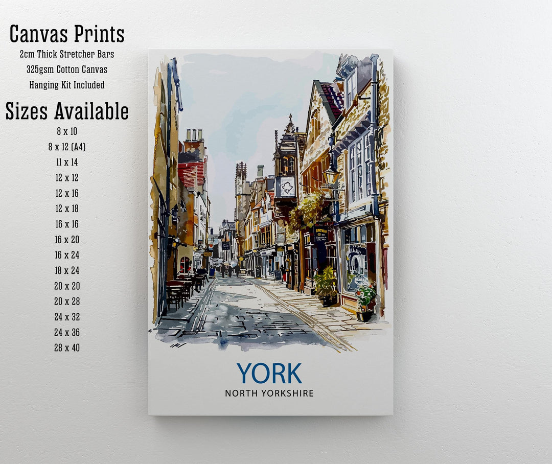 York England Travel Poster