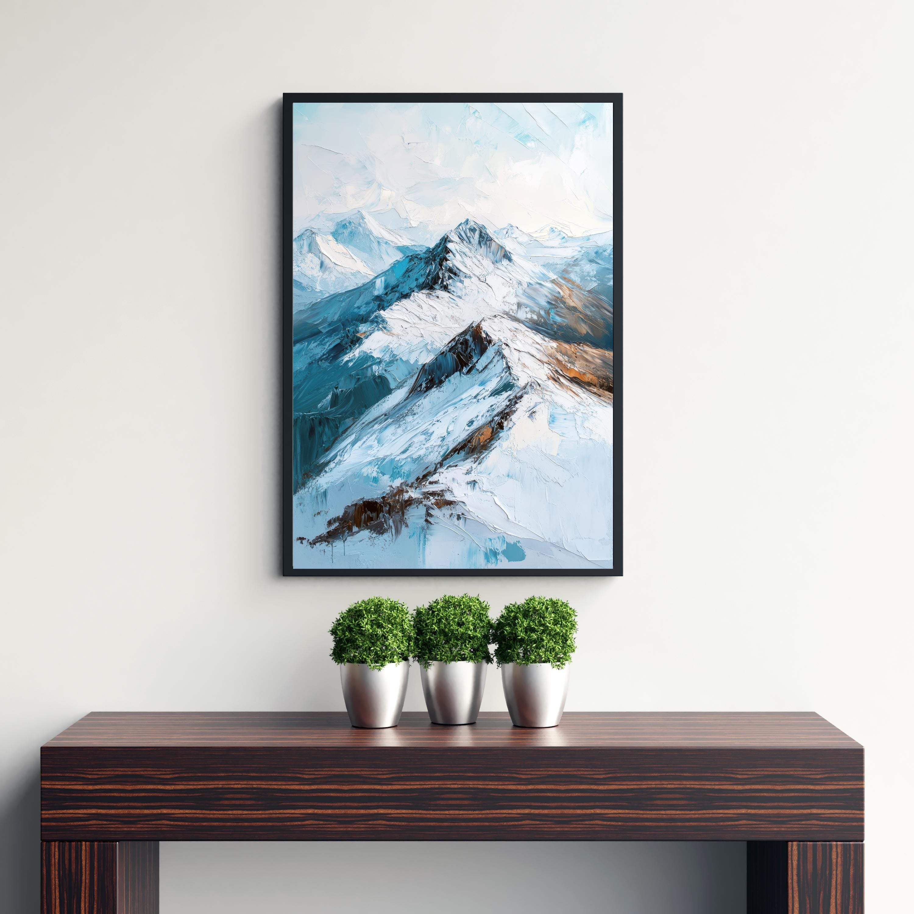 Pen y Fan Abstract Art Poster