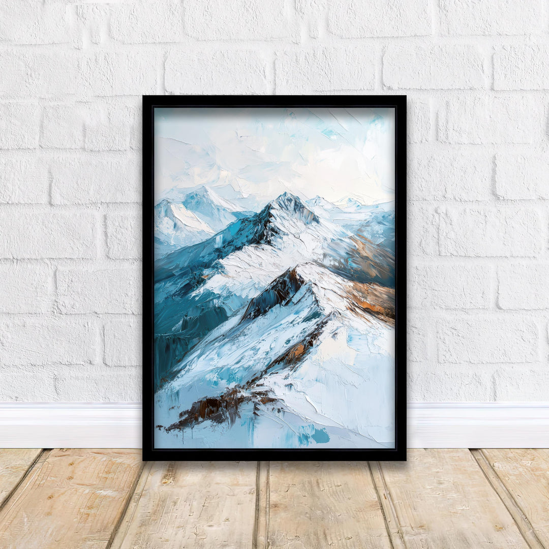 Pen y Fan Abstract Art Poster