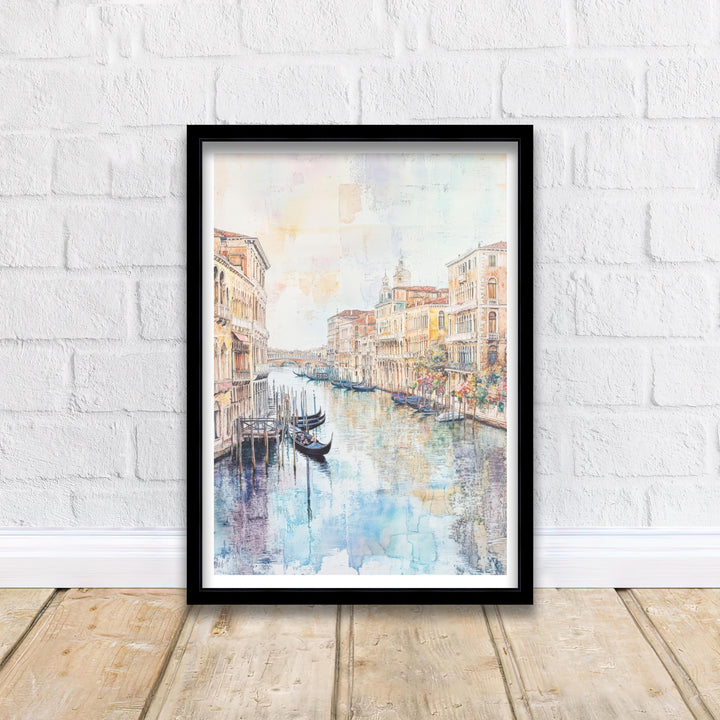 Venice Italy Watercolor Travel Poster