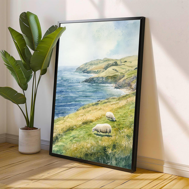 Isle of Mull Watercolor Travel Poster