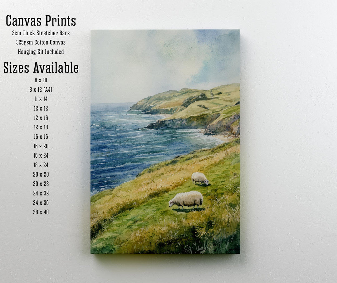 Isle of Mull Watercolor Travel Poster