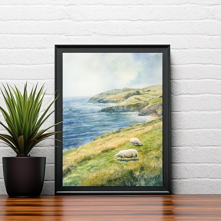 Isle of Mull Watercolor Travel Print Wall Decor Wall Art Mull Landscape Wall Hanging Home Décor Scottish Island Gift Art Lovers Scenic Print