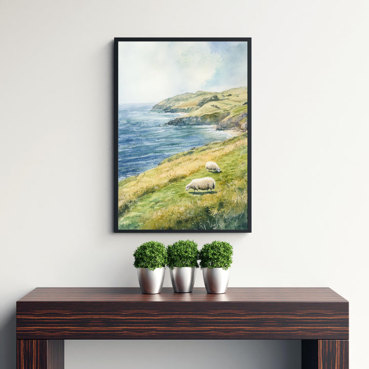 Isle of Mull Watercolor Travel Print Wall Decor Wall Art Mull Landscape Wall Hanging Home Décor Scottish Island Gift Art Lovers Scenic Print