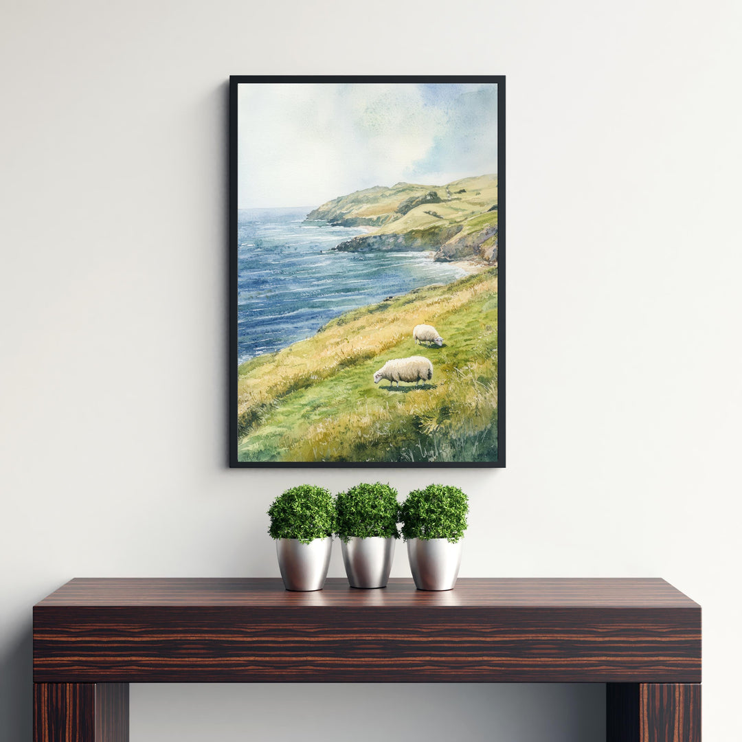 Isle of Mull Watercolor Travel Poster